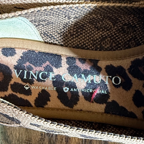 Vince Camuto Brown Leopard Print Flats, size 8.5 - Picture 4 of 9